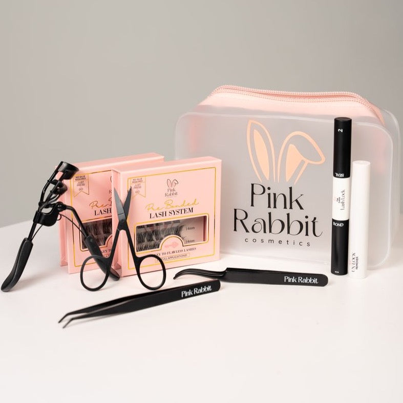 DIY LASH EXTENSIONS AT HOME | PINK RABBIT - PRO KIT